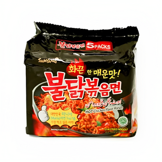 RAMEN Hot Chicken Flavor Ramen Noodle(Bundle Of Five)