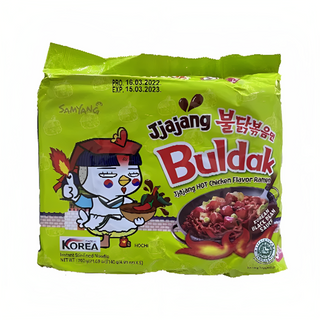 Ramen Buldak Jijang Flavour Spicy Noodles(Bundle Of Five)