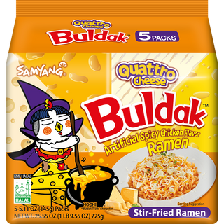 Buldak Quattro cheese pack of 5